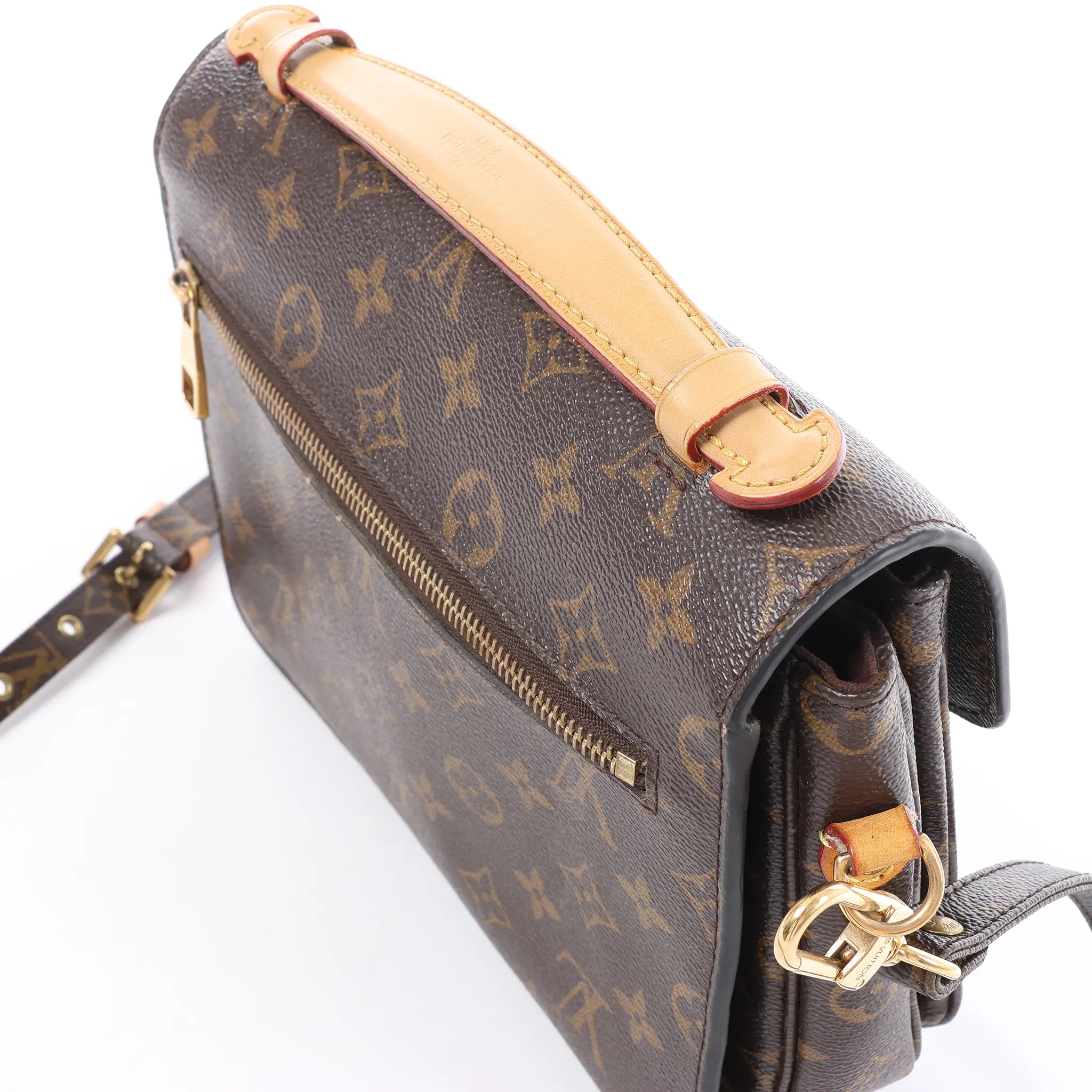 Bolso bandolera Louis Vuitton Metis MM Pochette Monogram Canvas en marrón M44875