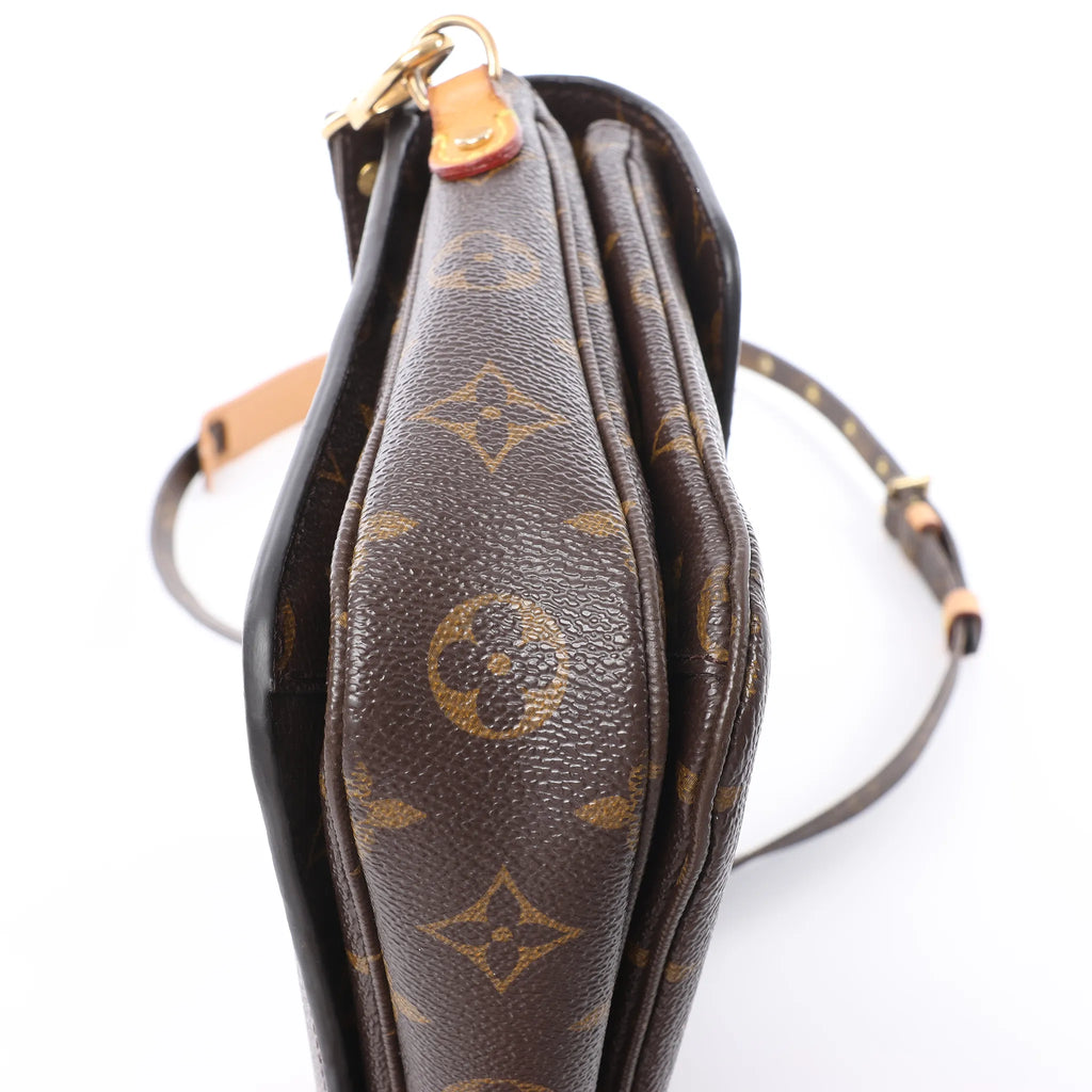 Bolso bandolera Louis Vuitton Metis MM Pochette Monogram Canvas en marrón M44875
