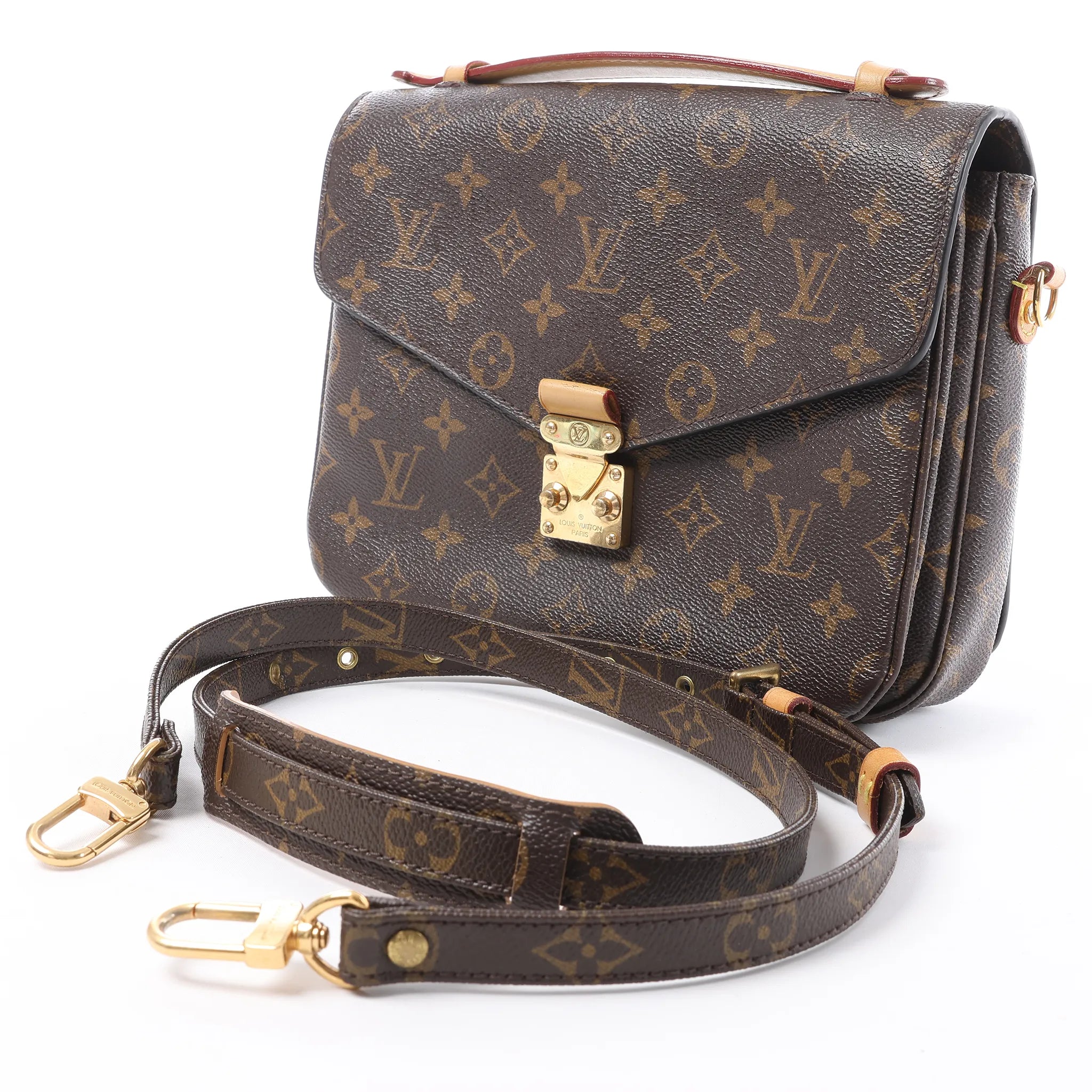 Bolso bandolera Louis Vuitton Metis MM Pochette Monogram Canvas en marrón M44875