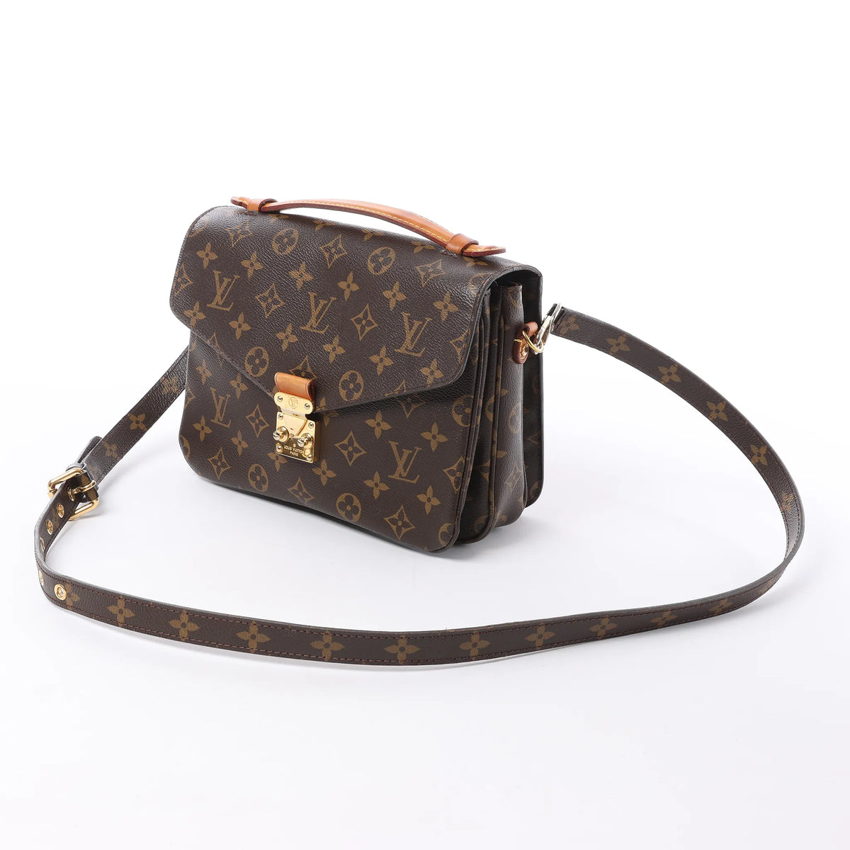 Louis Vuitton Metis MM Pochette Monogram Canvas Crossbody Bag in Brown M44875