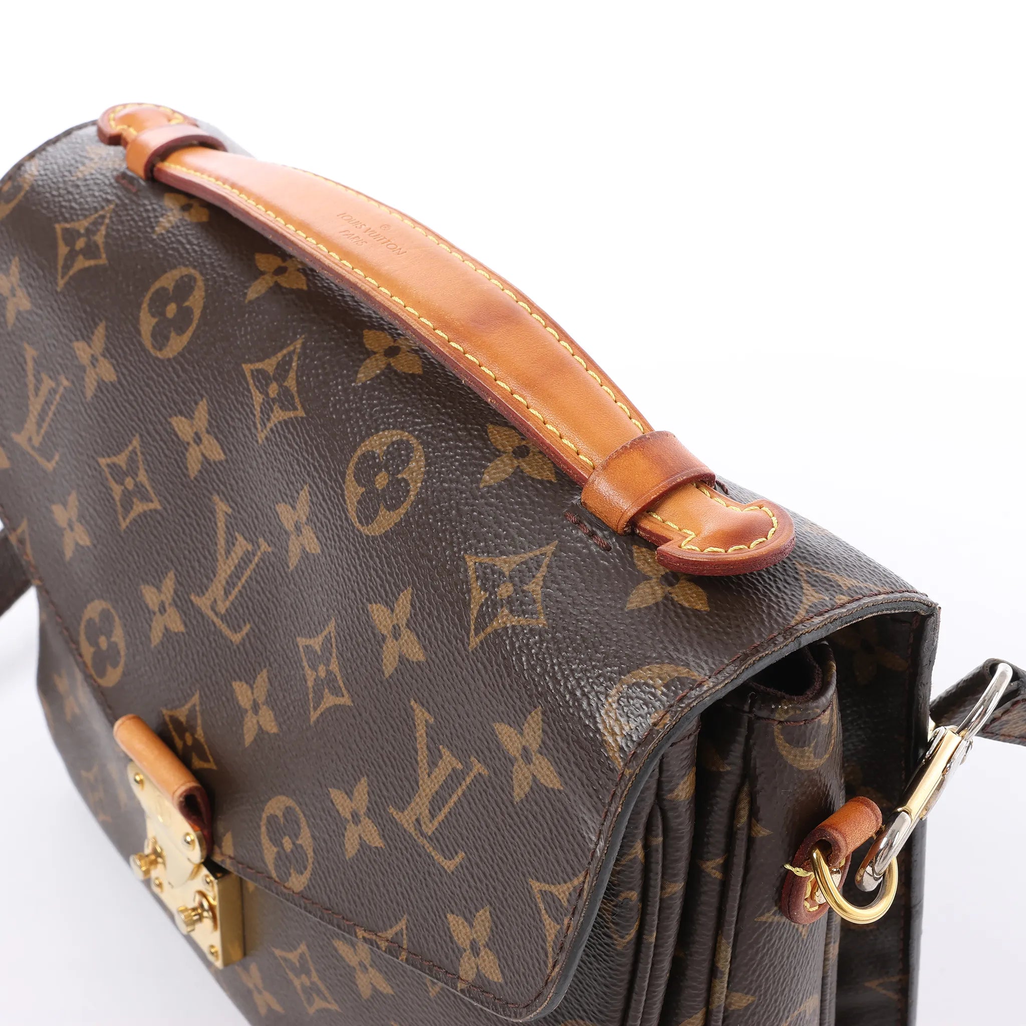 Louis Vuitton Metis MM Pochette Monogram Canvas Crossbody Bag in Brown M44875