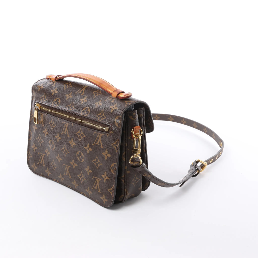 Louis Vuitton Metis MM Pochette Monogram Canvas Crossbody Bag in Brown M44875