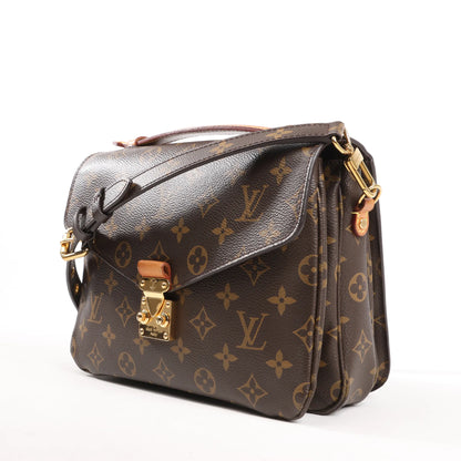 Louis Vuitton Pochette Metis MM Monogram Canvas Crossbody Bag in Brown M44875