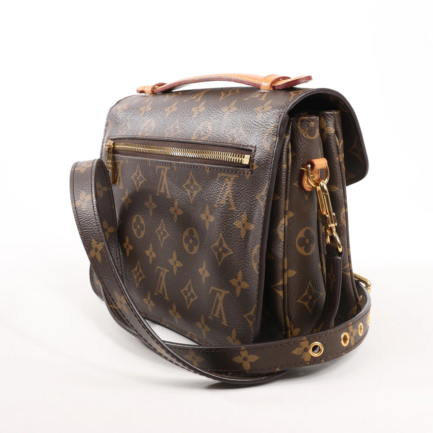 Louis Vuitton Pochette Metis MM Monogram Canvas Crossbody Bag in Brown M44875