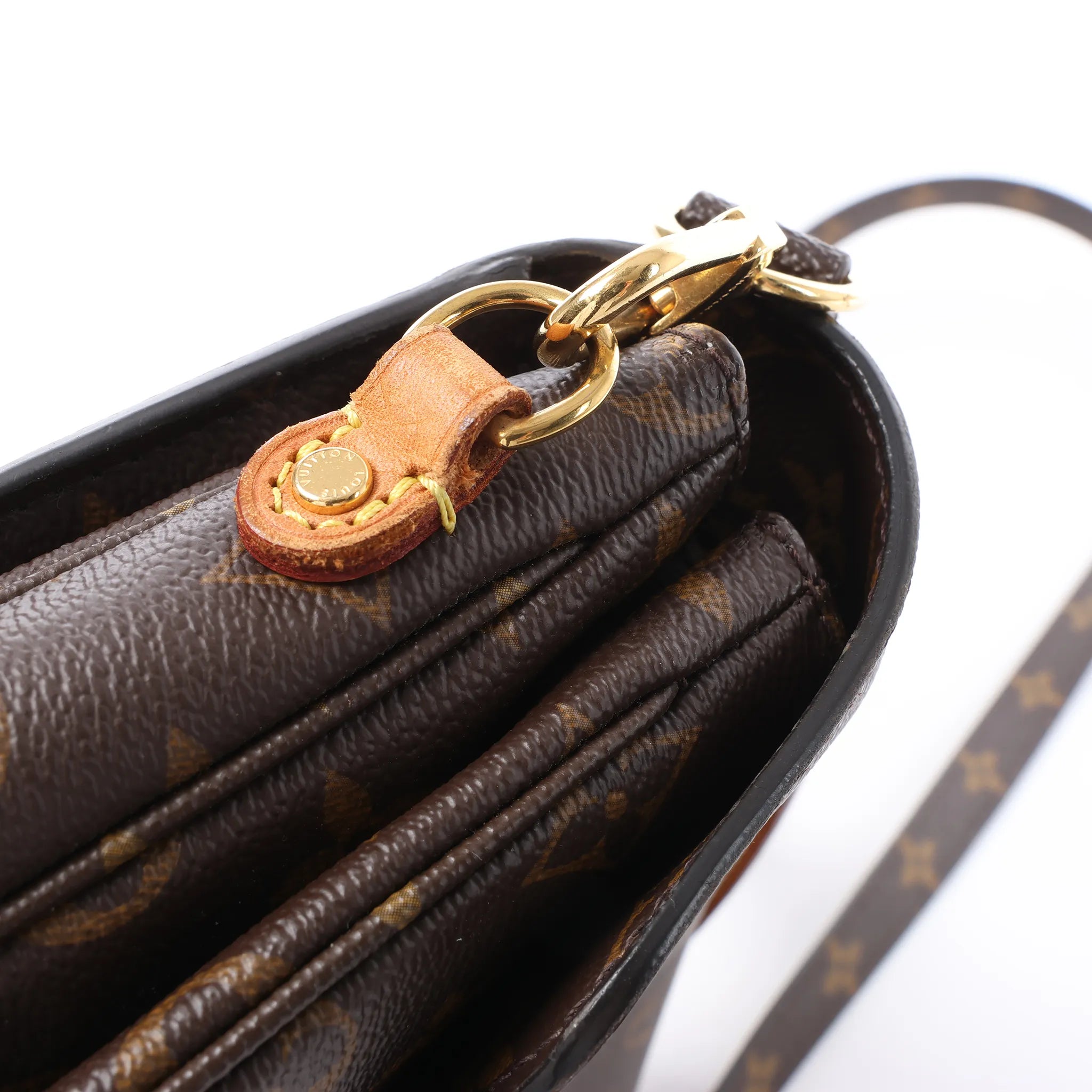 Louis Vuitton Metis MM Pochette Monogram Canvas Crossbody Bag in Brown M44875