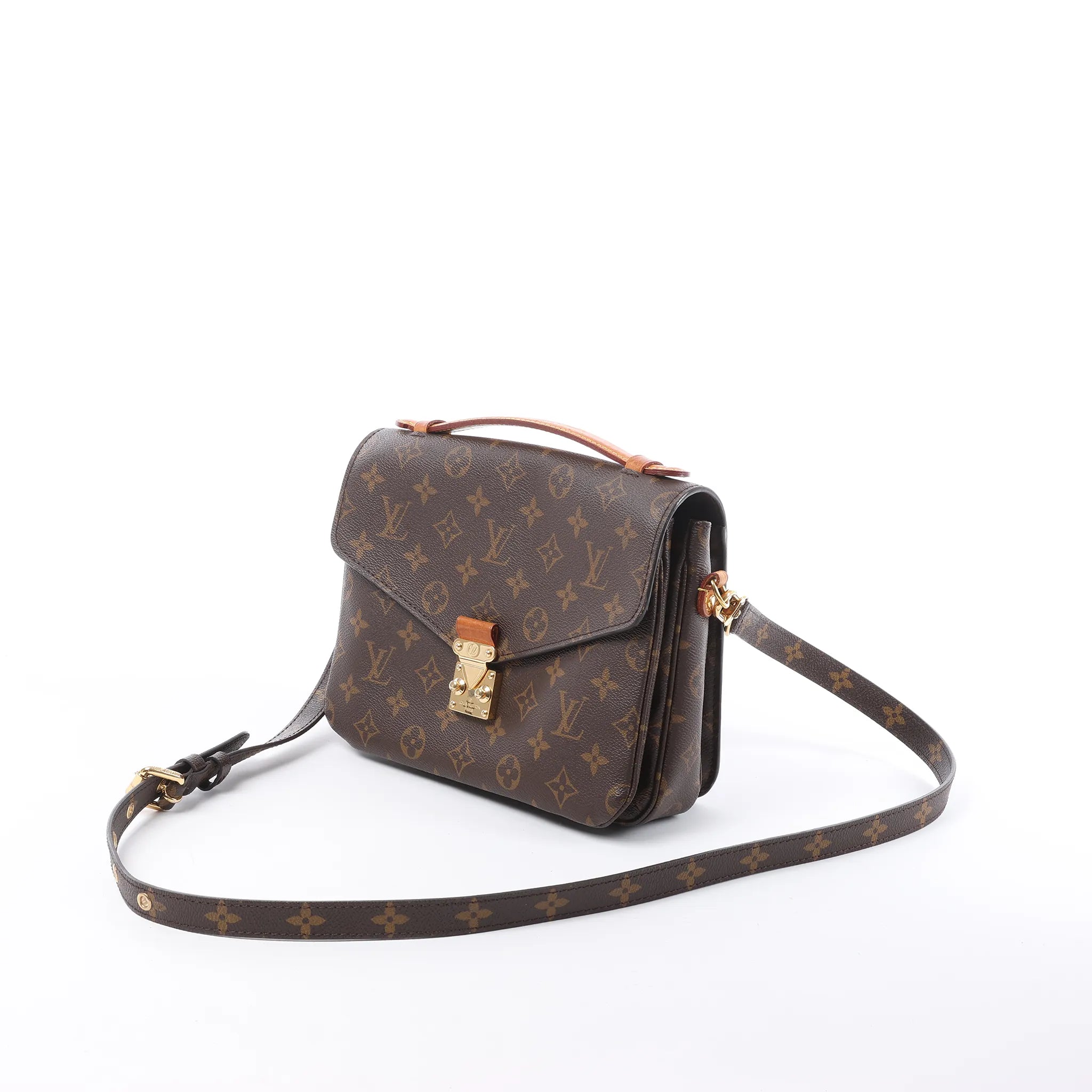 Louis Vuitton Metis MM Pochette Monogram Canvas Crossbody Bag in Brown M44875