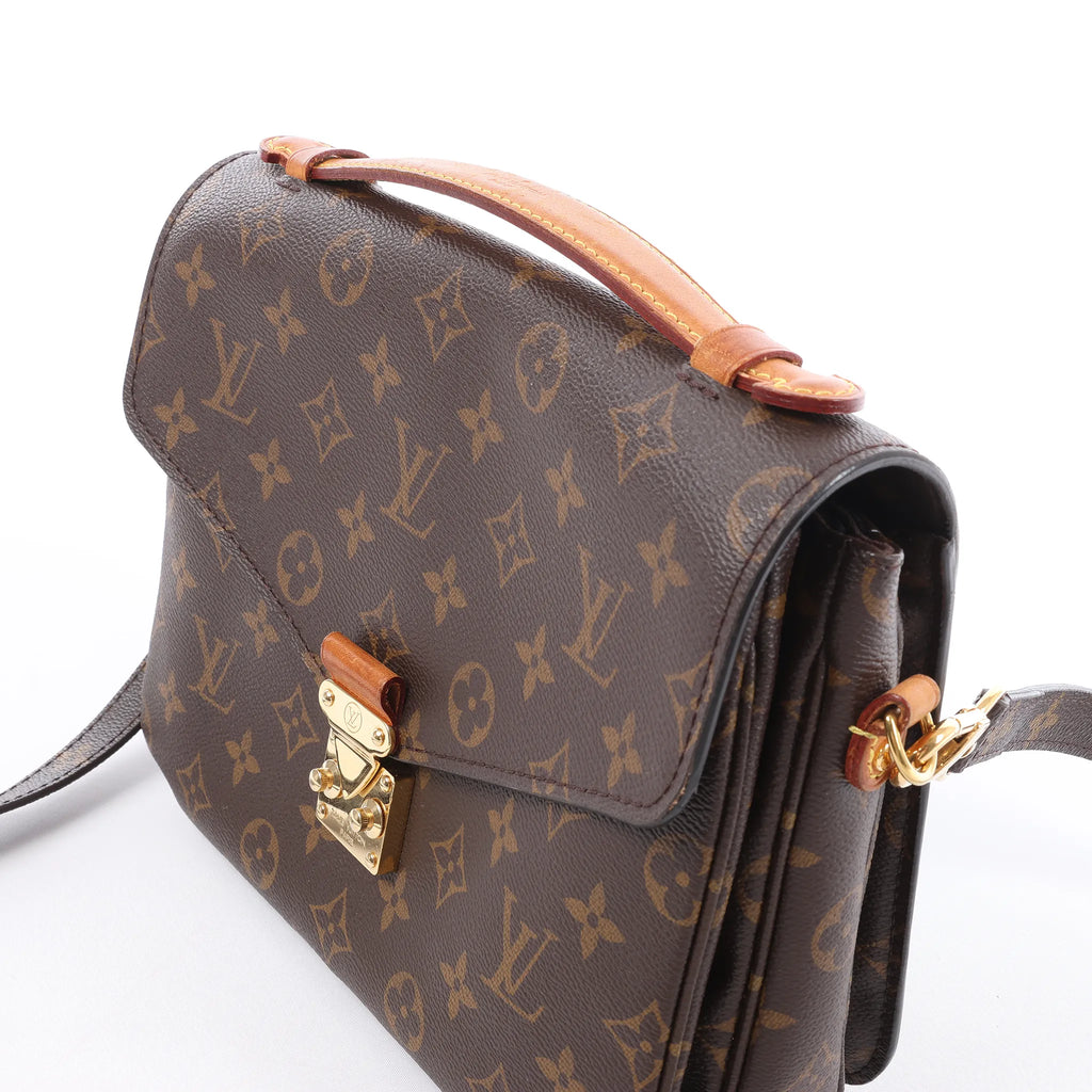 Louis Vuitton Metis MM Pochette Monogram Canvas Crossbody Bag in Brown M44875