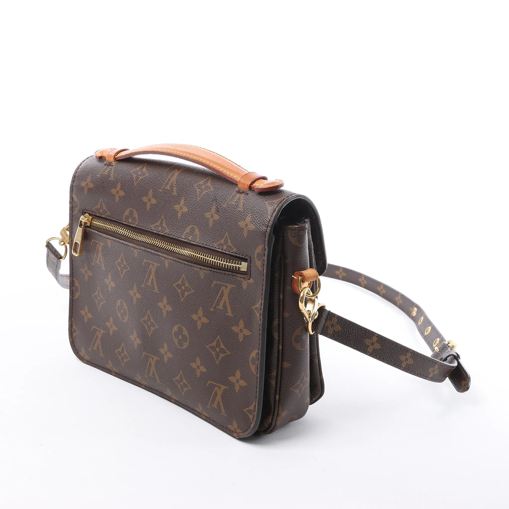 Louis Vuitton Metis MM Pochette Monogram Canvas Crossbody Bag in Brown M44875
