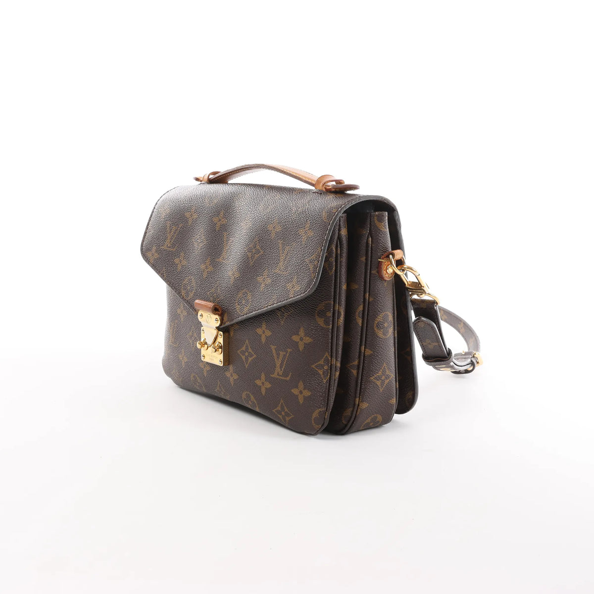 Louis Vuitton Metis MM Pochette Monogram Canvas Crossbody Bag in Brown M44875
