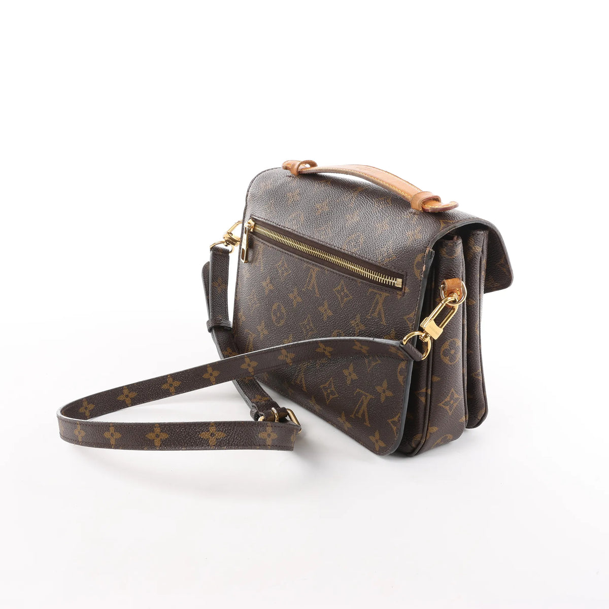 Louis Vuitton Metis MM Pochette Monogram Canvas Crossbody Bag in Brown M44875