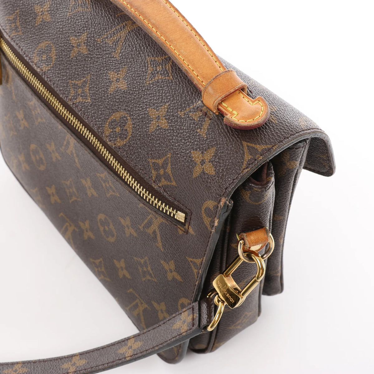 Louis Vuitton Metis MM Pochette Monogram Canvas Crossbody Bag in Brown M44875