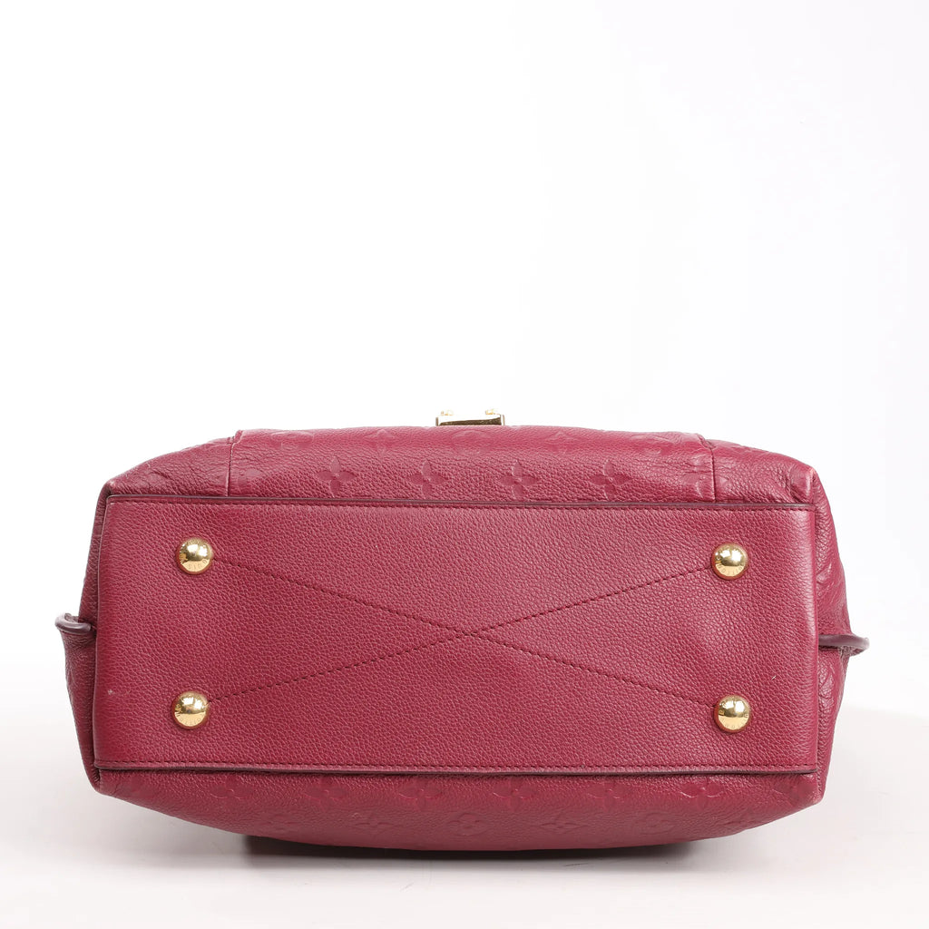 Louis Vuitton Monogram Hobo Metis 2Way Shoulder Bag in Burgundy M40813