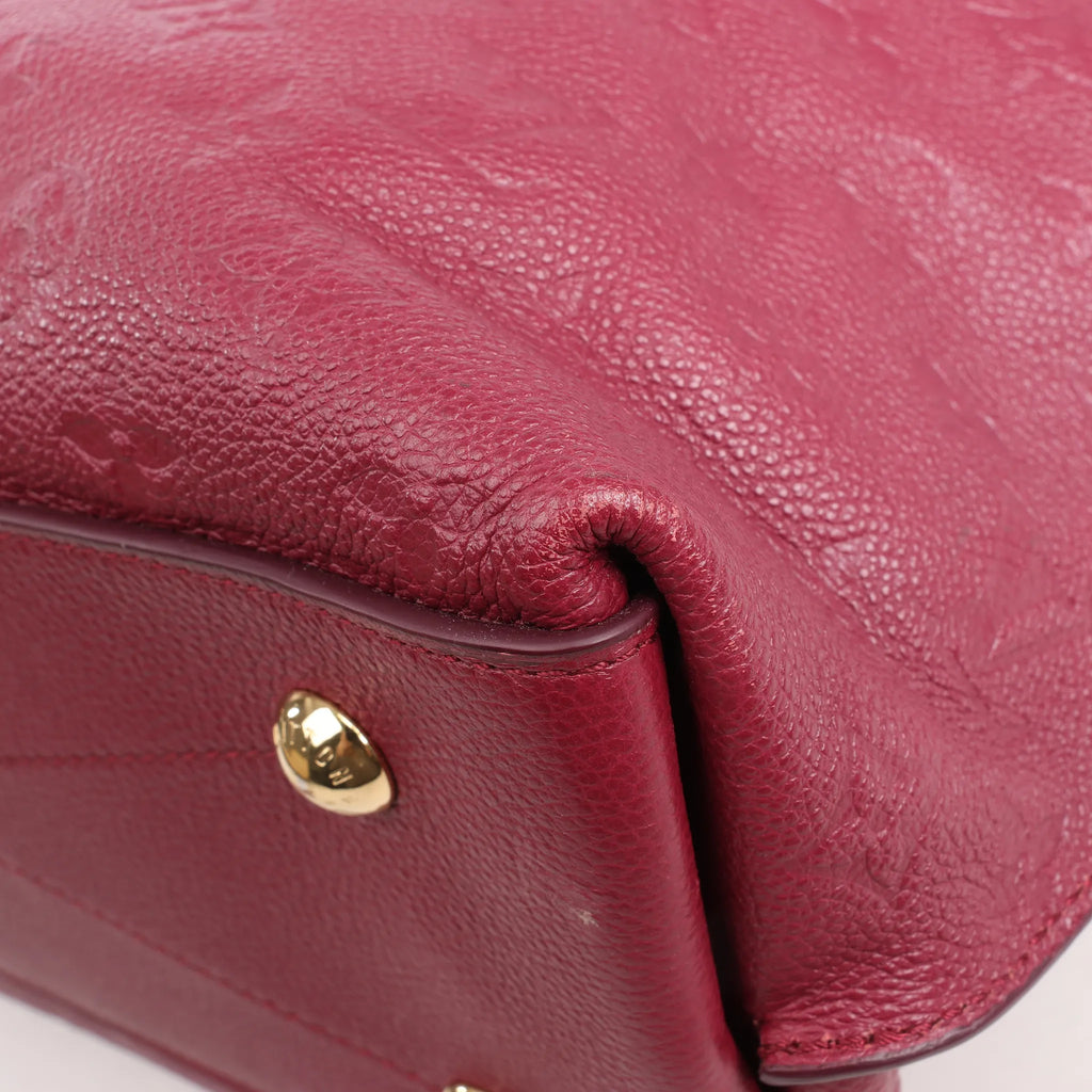 Louis Vuitton Monogram Hobo Metis 2Way Shoulder Bag in Burgundy M40813
