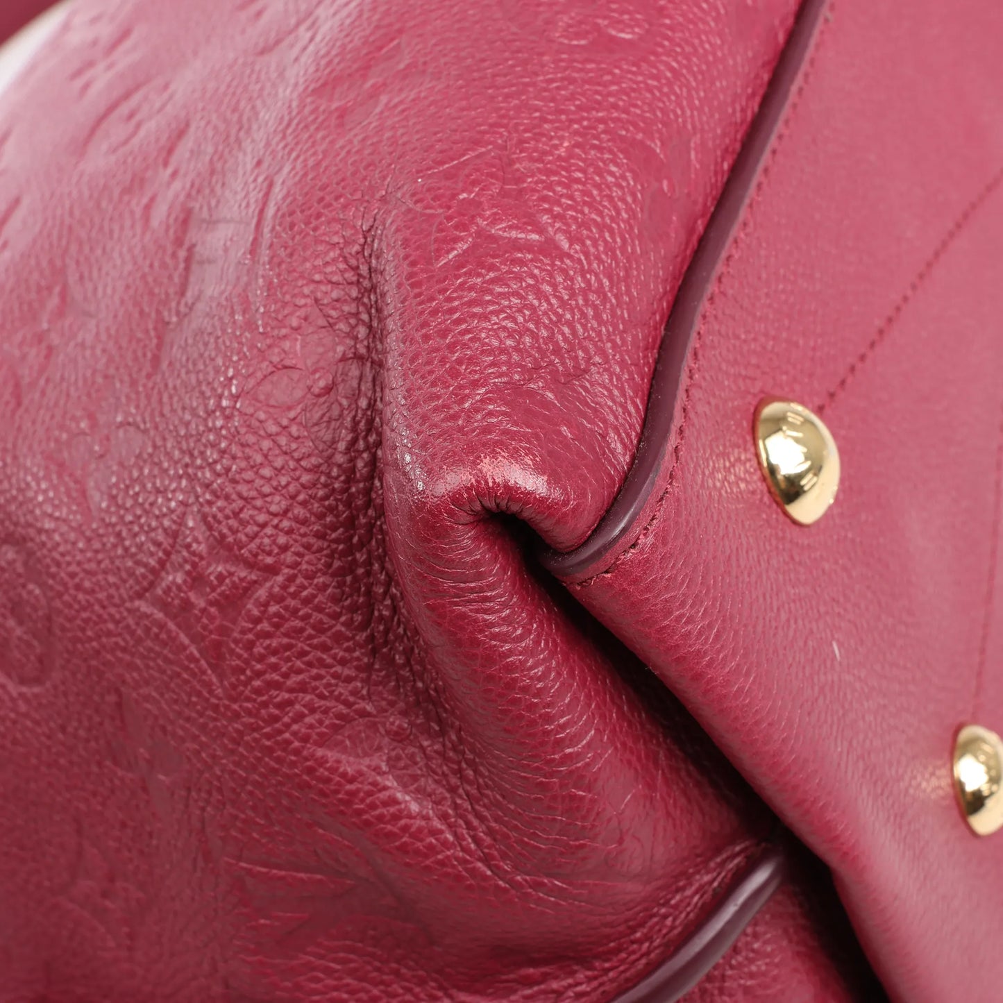 Louis Vuitton Monogram Hobo Metis 2Way Shoulder Bag in Burgundy M40813