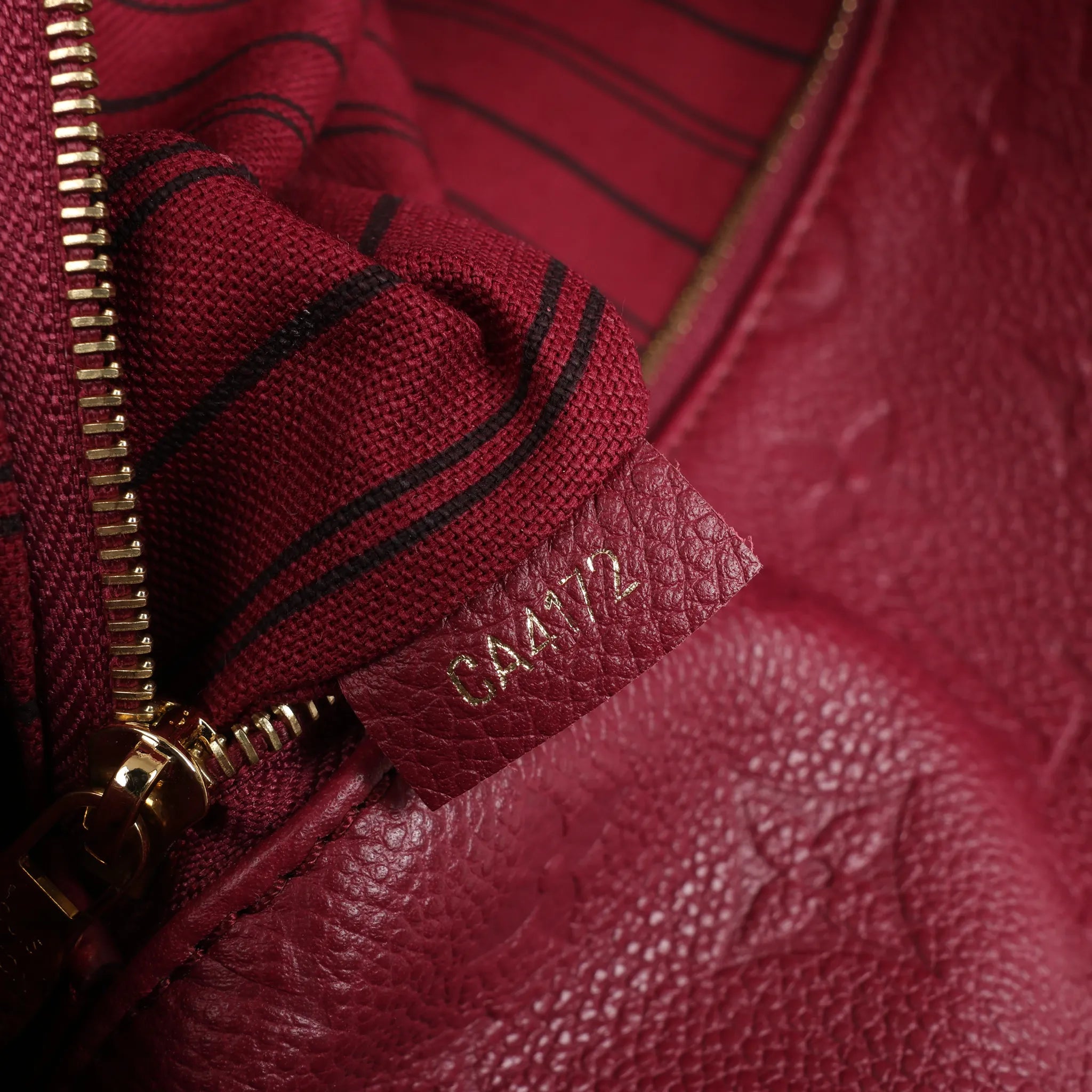 Louis Vuitton Monogram Hobo Metis 2Way Shoulder Bag in Burgundy M40813
