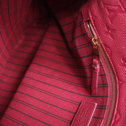 Louis Vuitton Monogram Hobo Metis 2Way Shoulder Bag in Burgundy M40813