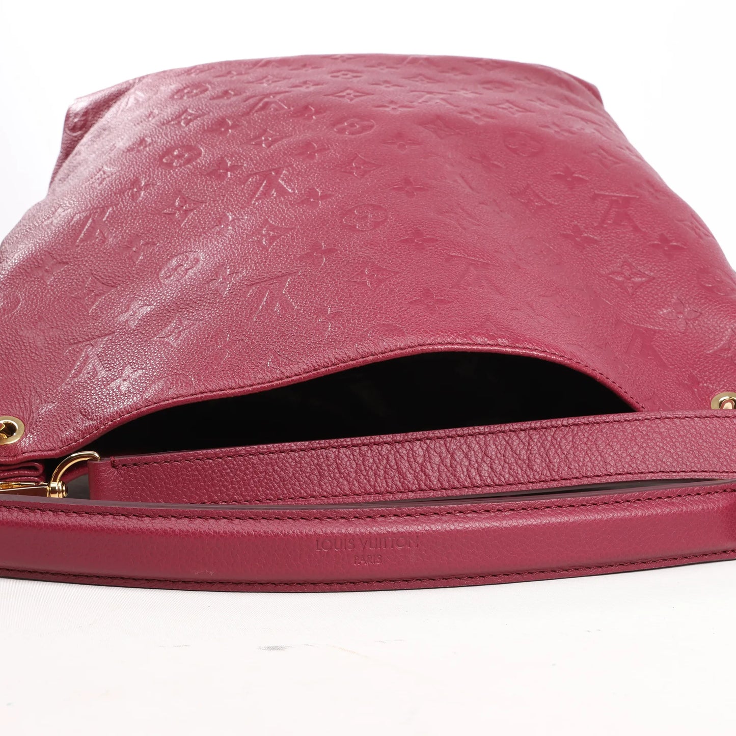 Louis Vuitton Monogram Hobo Metis 2Way Shoulder Bag in Burgundy M40813