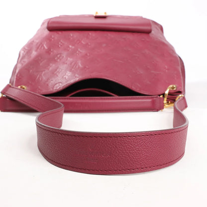 Louis Vuitton Monogram Hobo Metis 2Way Shoulder Bag in Burgundy M40813