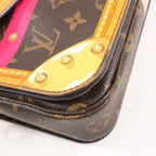 Louis Vuitton Monogram Summer Metis Trunk Pochette Crossbody Bag in Brown M43628