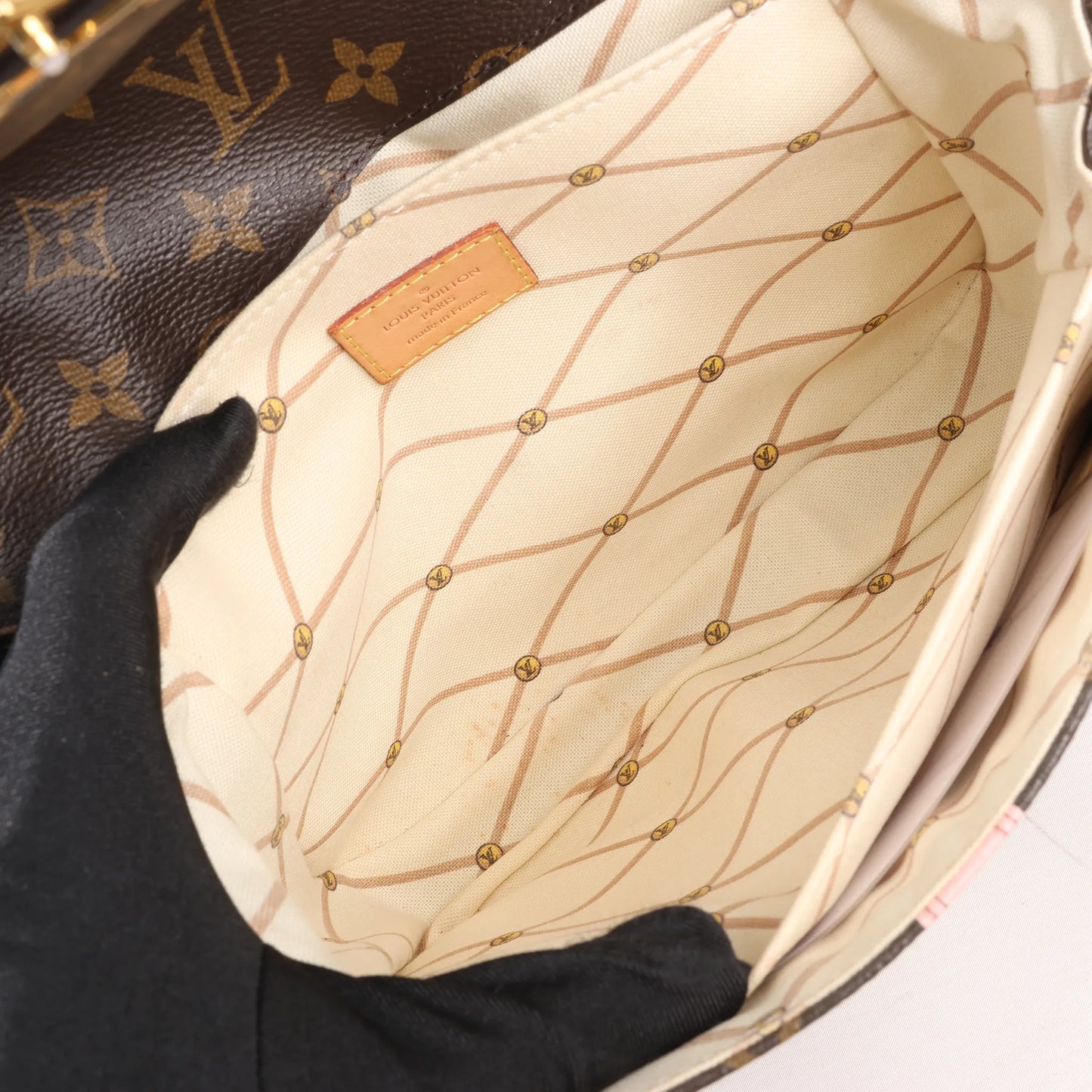 Louis Vuitton Monogram Summer Metis Trunk Pochette Crossbody Bag in Brown M43628