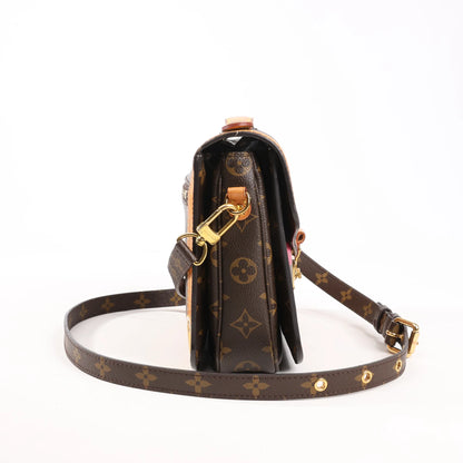 Louis Vuitton Monogram Summer Metis Trunk Pochette Crossbody Bag in Brown M43628