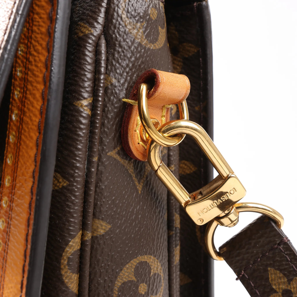 Louis Vuitton Monogram Summer Metis Trunk Pochette Crossbody Bag in Brown M43628