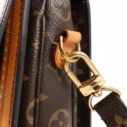 Louis Vuitton Monogram Summer Metis Trunk Pochette Crossbody Bag in Brown M43628