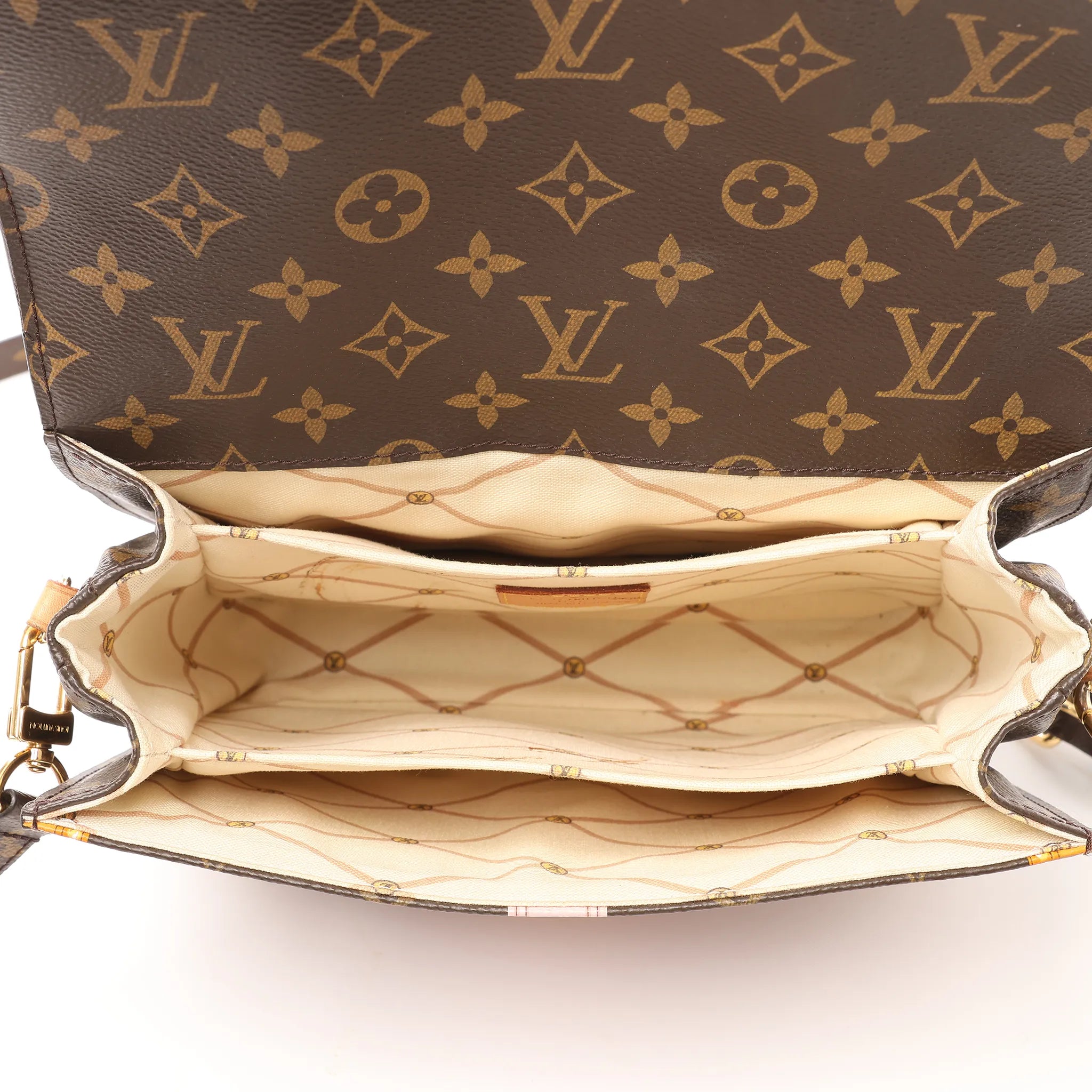 Louis Vuitton Metis Summer Trunk Pochette Monogram Crossbody Bag in Brown M43628