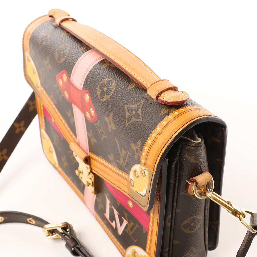 Louis Vuitton Metis Summer Trunk Pochette Monogram Crossbody Bag in Brown M43628