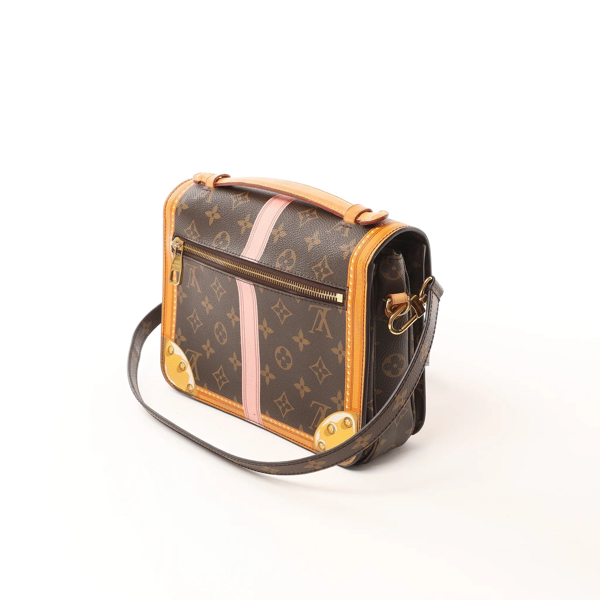 Louis Vuitton Metis Summer Trunk Pochette Monogram Crossbody Bag in Brown M43628
