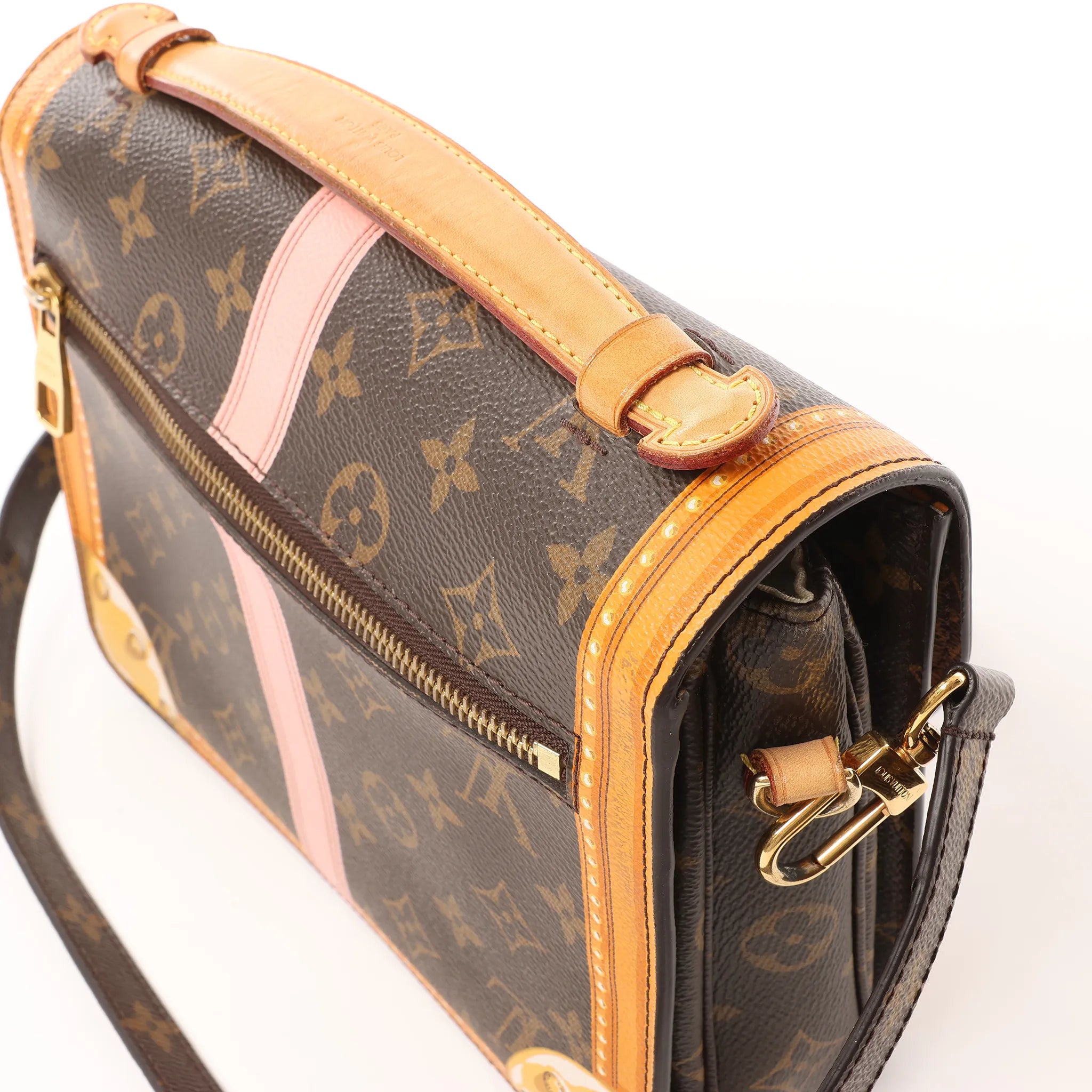 Louis Vuitton Metis Summer Trunk Pochette Monogram Crossbody Bag in Brown M43628