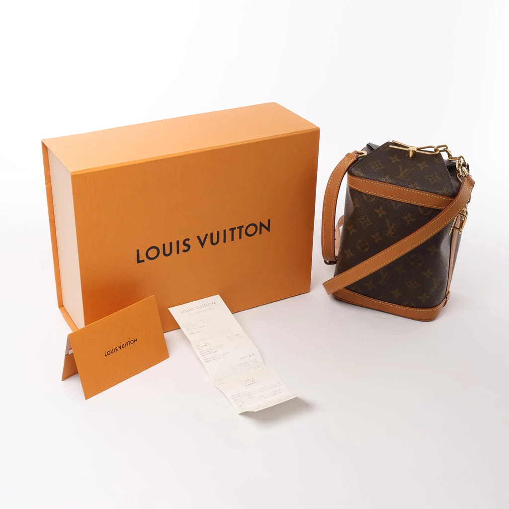Louis Vuitton Milk Box Monogram Canvas Crossbody Bag in Brown M44877