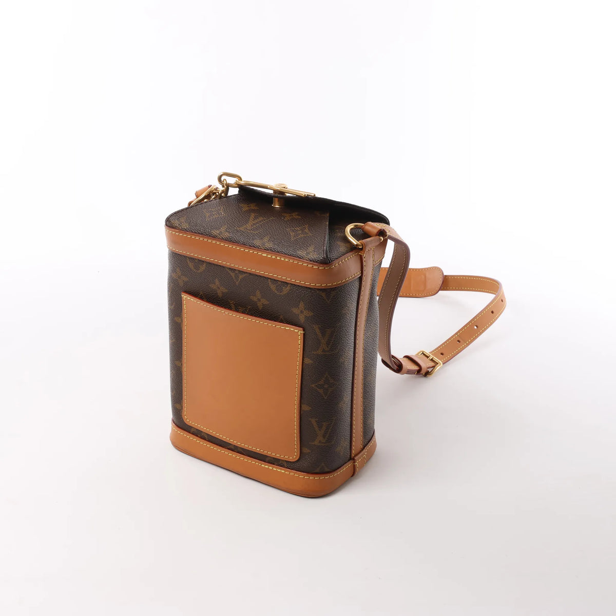 Louis Vuitton Milk Box Monogram Canvas Crossbody Bag in Brown M44877