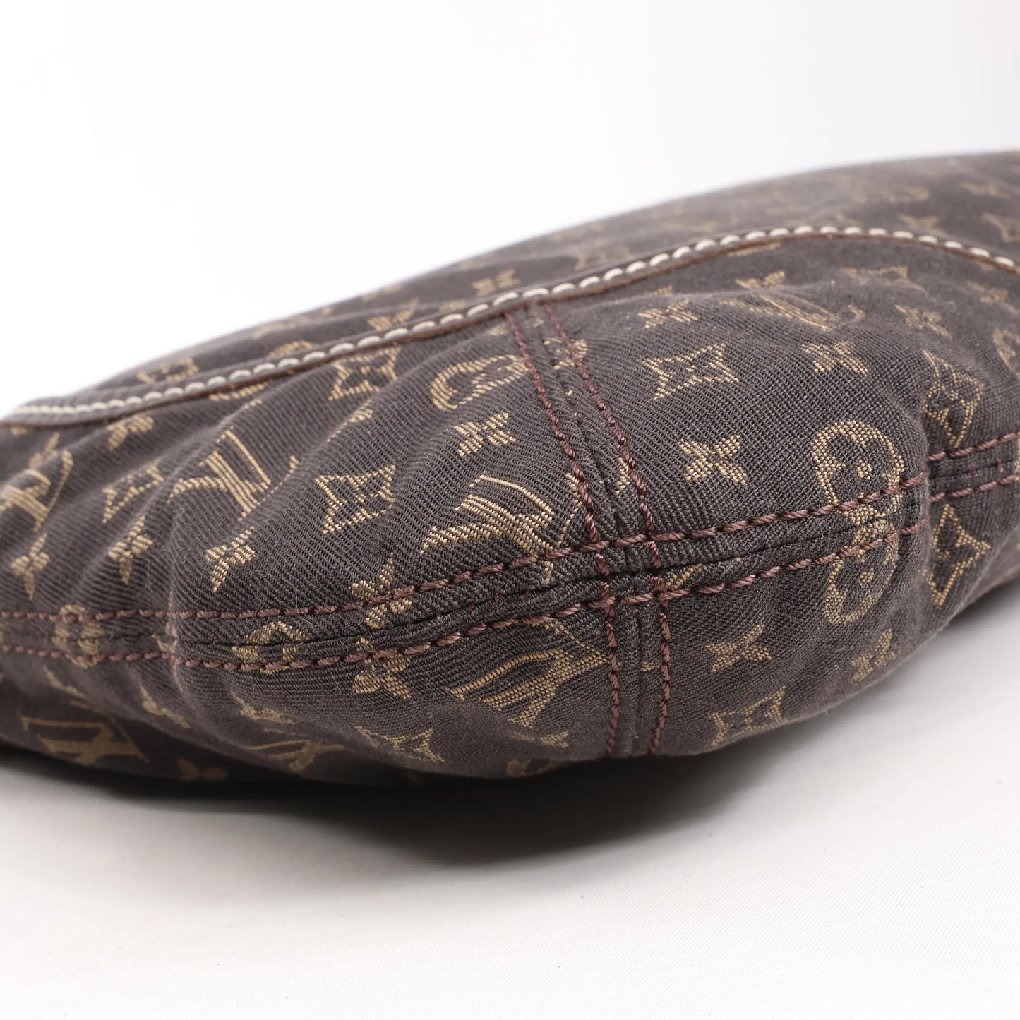 Louis Vuitton Mini Lin Monogram Manon PM Shoulder Bag in Brown