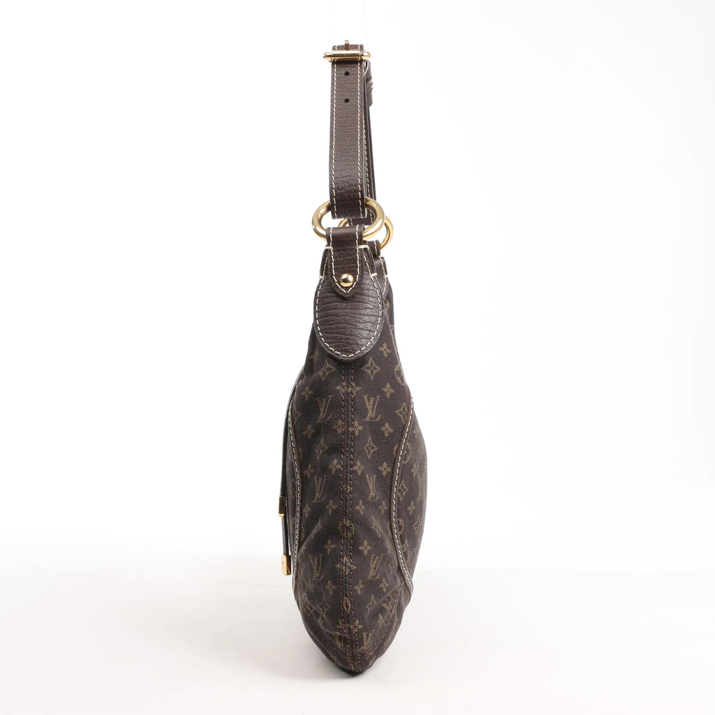 Louis Vuitton Mini Lin Monogram Manon PM Shoulder Bag in Brown