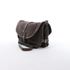 Louis Vuitton Saumur 30 Mini Lin Monogram Crossbody Bag in Brown M95227