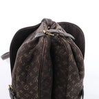 Louis Vuitton Saumur 30 Mini Lin Monogram Crossbody Bag in Brown M95227