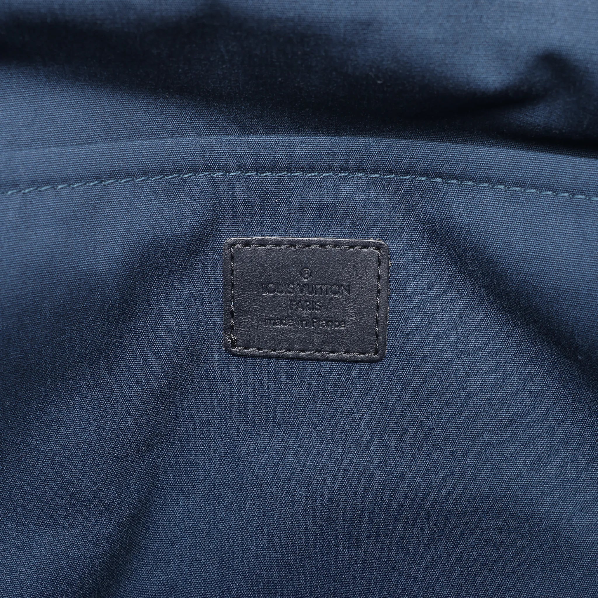 Louis Vuitton Claudine Mini Lin Monogram Shoulder Bag in Navy Blue M42321
