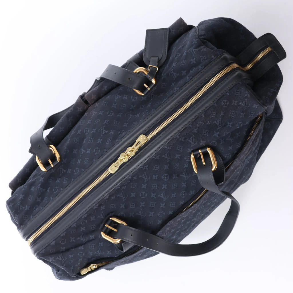 Louis Vuitton Claudine Mini Lin Monogram Shoulder Bag in Navy Blue M42321