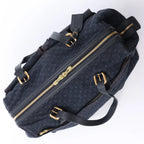 Louis Vuitton Claudine Mini Lin Monogram Shoulder Bag in Navy Blue M42321