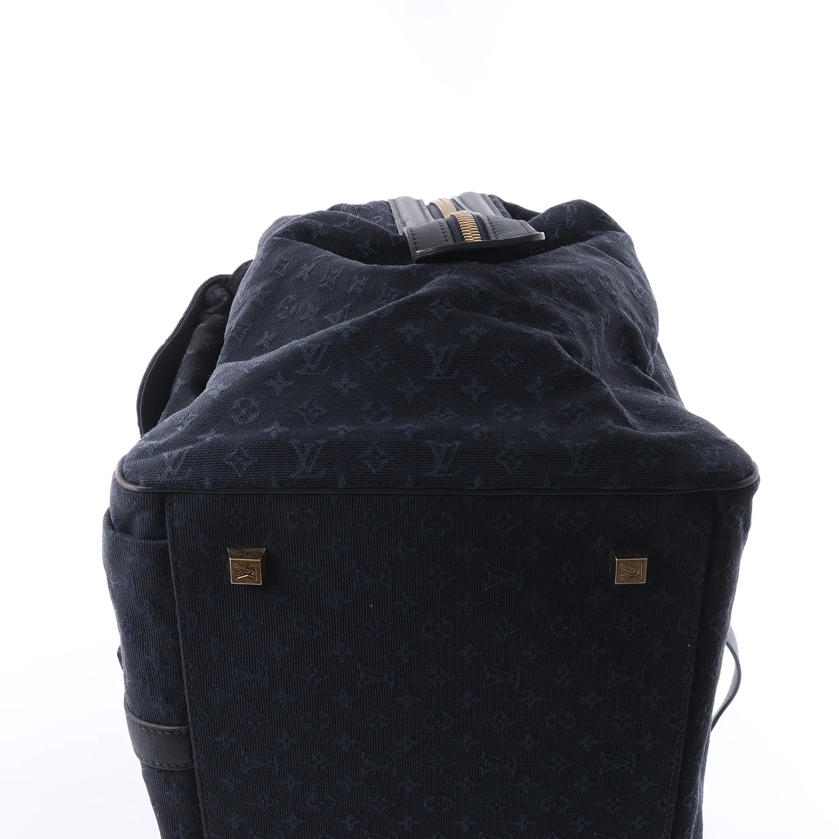 Louis Vuitton Claudine Mini Lin Monogram Shoulder Bag in Navy Blue M42321