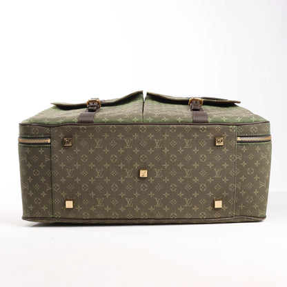 Louis Vuitton Monogram Mini Lin Claudine Travel Bag in Green M42322