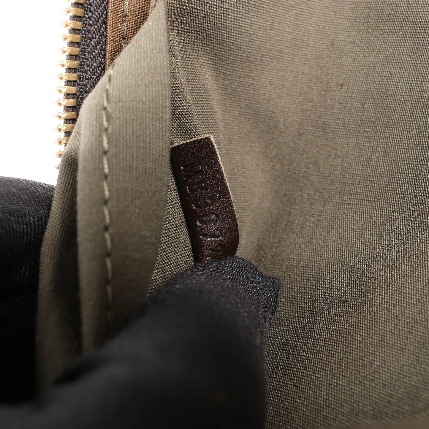 Louis Vuitton Monogram Mini Lin Claudine Travel Bag in Green M42322