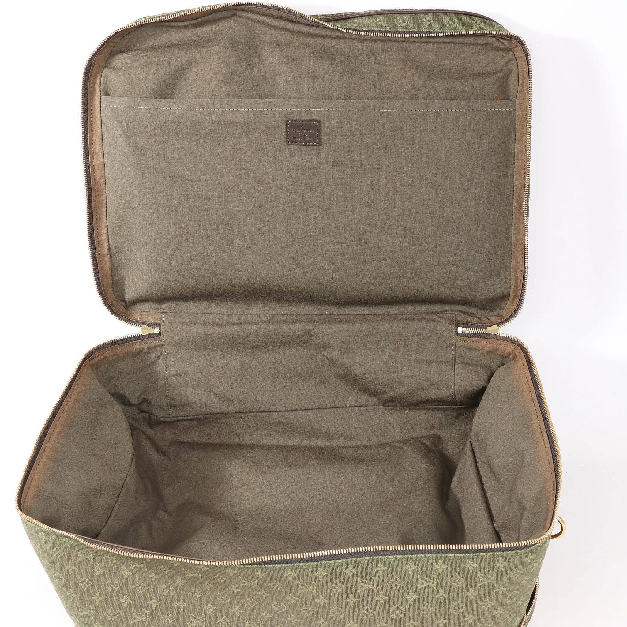 Louis Vuitton Monogram Mini Lin Claudine Travel Bag in Green M42322