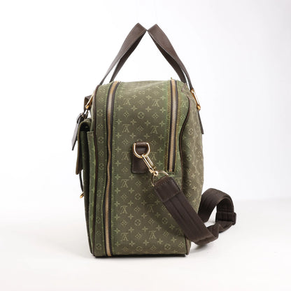Louis Vuitton Monogram Mini Lin Claudine Travel Bag in Green M42322