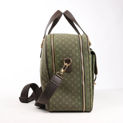 Louis Vuitton Monogram Mini Lin Claudine Travel Bag in Green M42322