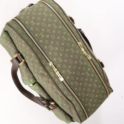 Louis Vuitton Monogram Mini Lin Claudine Travel Bag in Green M42322