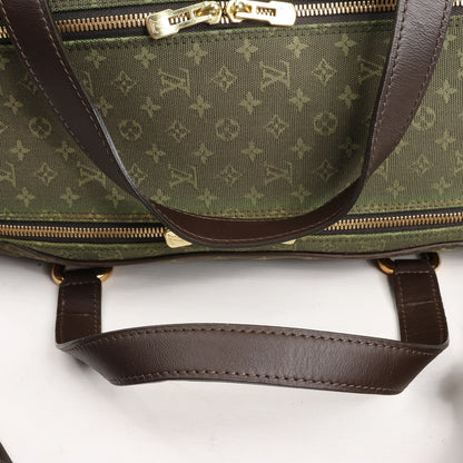 Louis Vuitton Monogram Mini Lin Claudine Travel Bag in Green M42322