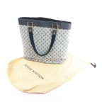 Louis Vuitton Mini Lucille GM Monogram Linen in Gray x Navy Blue M92609