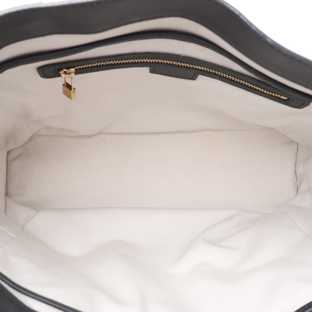 Louis Vuitton Mini Lucille GM Monogram Linen in Gray x Navy Blue M92609